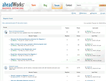 Tablet Screenshot of forum.aheadworks.com
